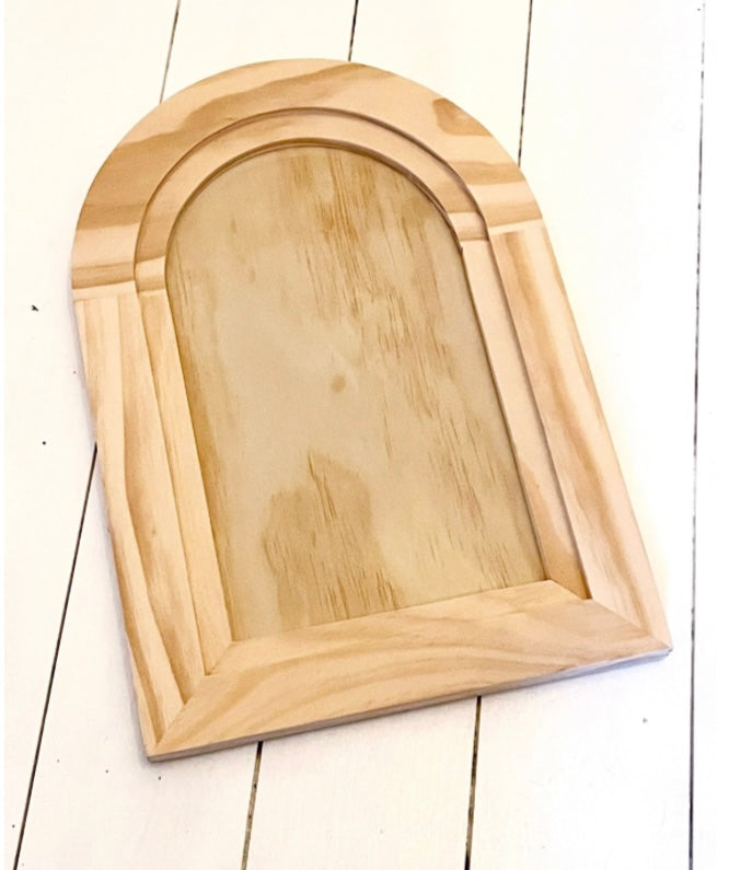 IOD ARCHED WOOD GALLERY BLANK 11X16 image 0