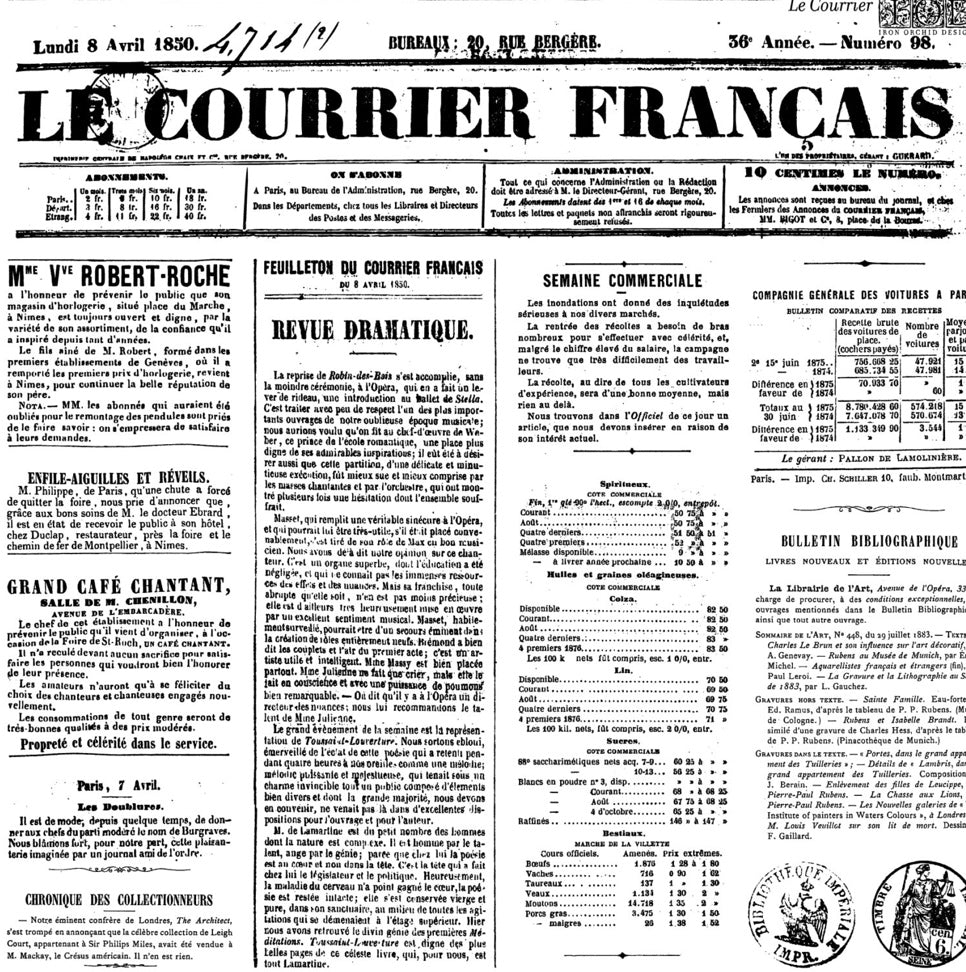 Le Courrier IOD Stamps image 0