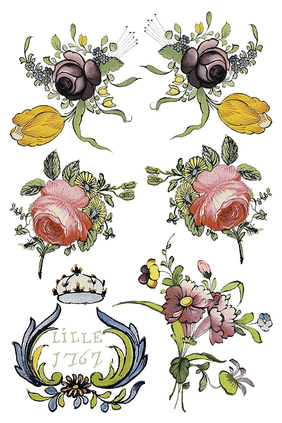 Fairytale Floral - IOD Decor Transfer