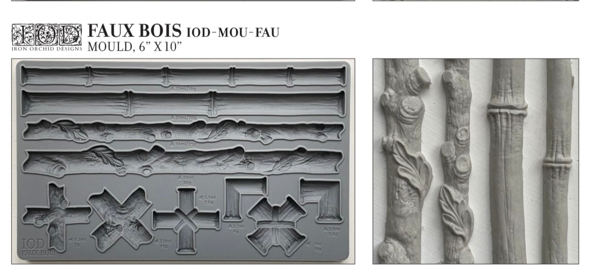Faux Bois IOD Moulds image 0