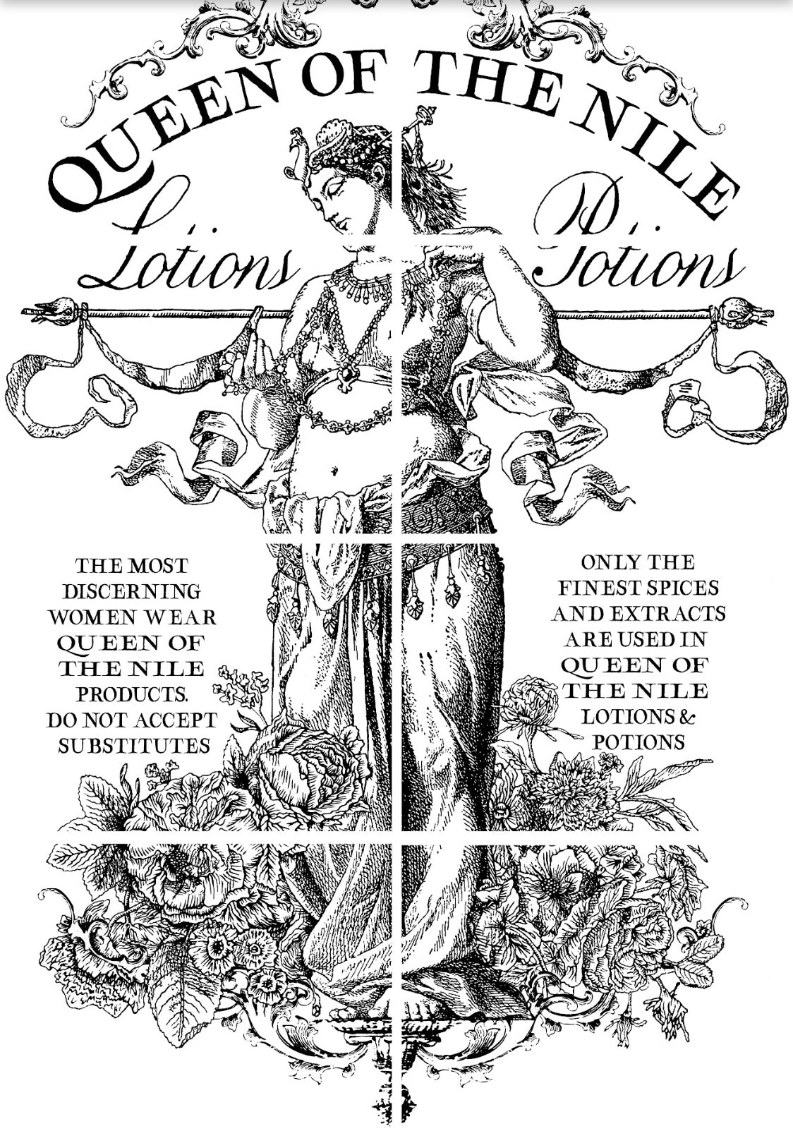 Queen of the Nile IOD Paint Inlay image 2