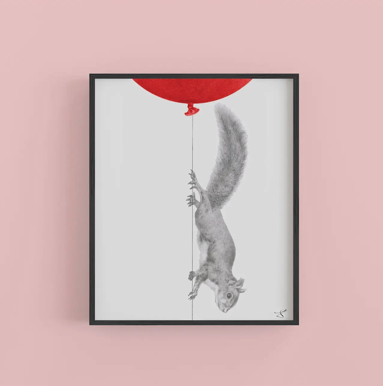 James Willoughby Red Squirrel 9 x 12
