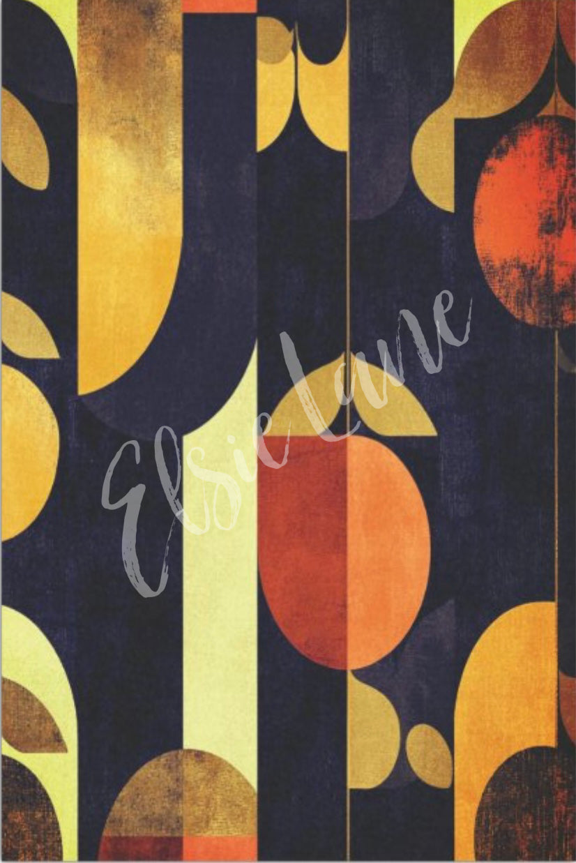 Groovy Blooms - Elsie Lane Decoupage Paper image 0