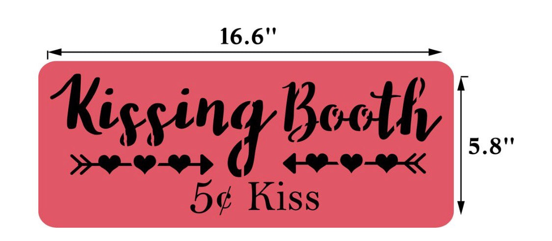 Kissing Booth - JRV Stencil image 1