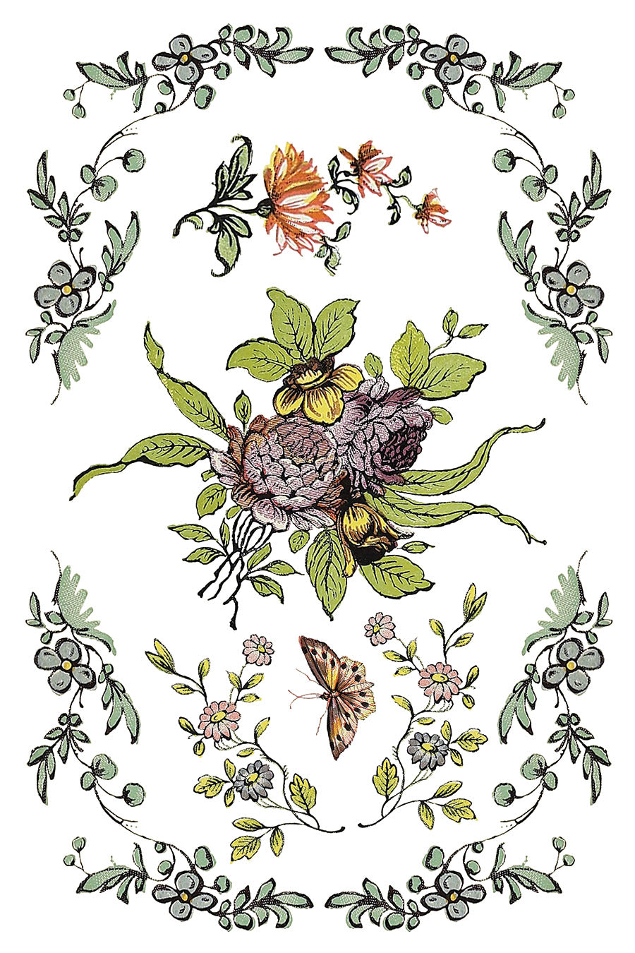 Fairytale Floral - IOD Decor Transfer