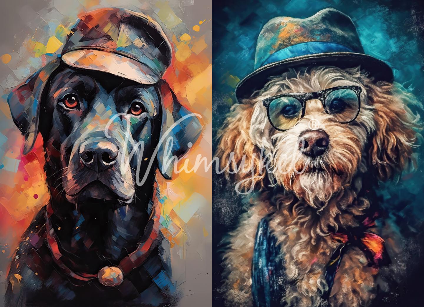 Painter Doodle Duo - Whimsykel Paper image 0