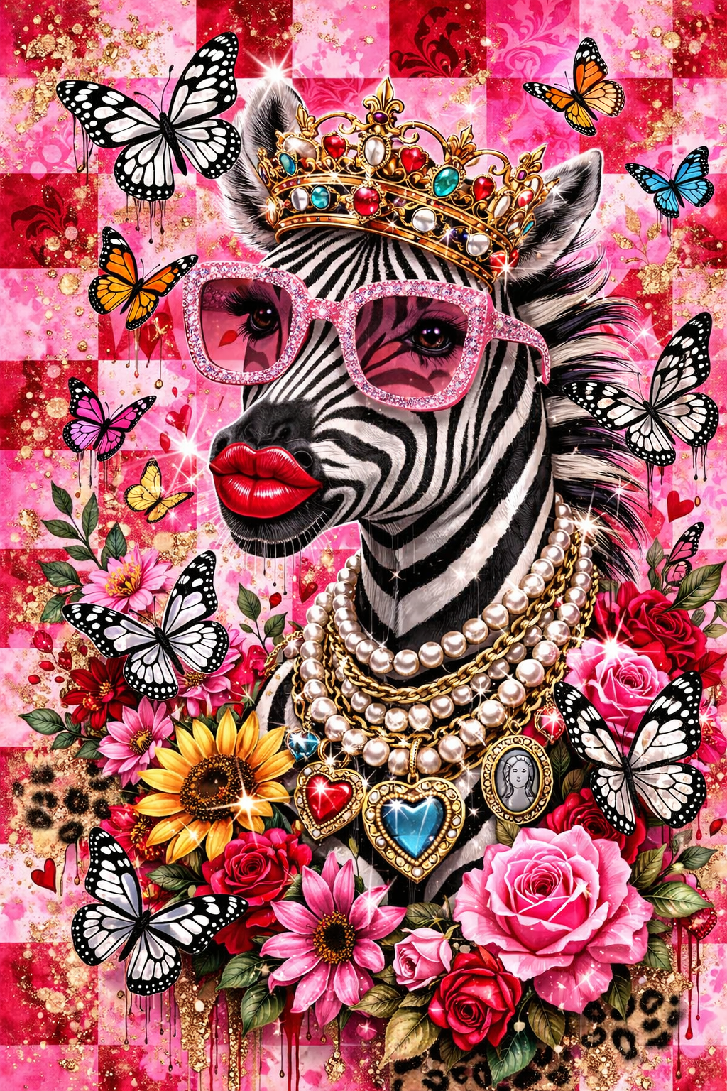 Bonnie Lynn, The Unapologetic Zebra - (Collaboration with Tracey’s Fancy) Elsie Lane Decoupage Paper