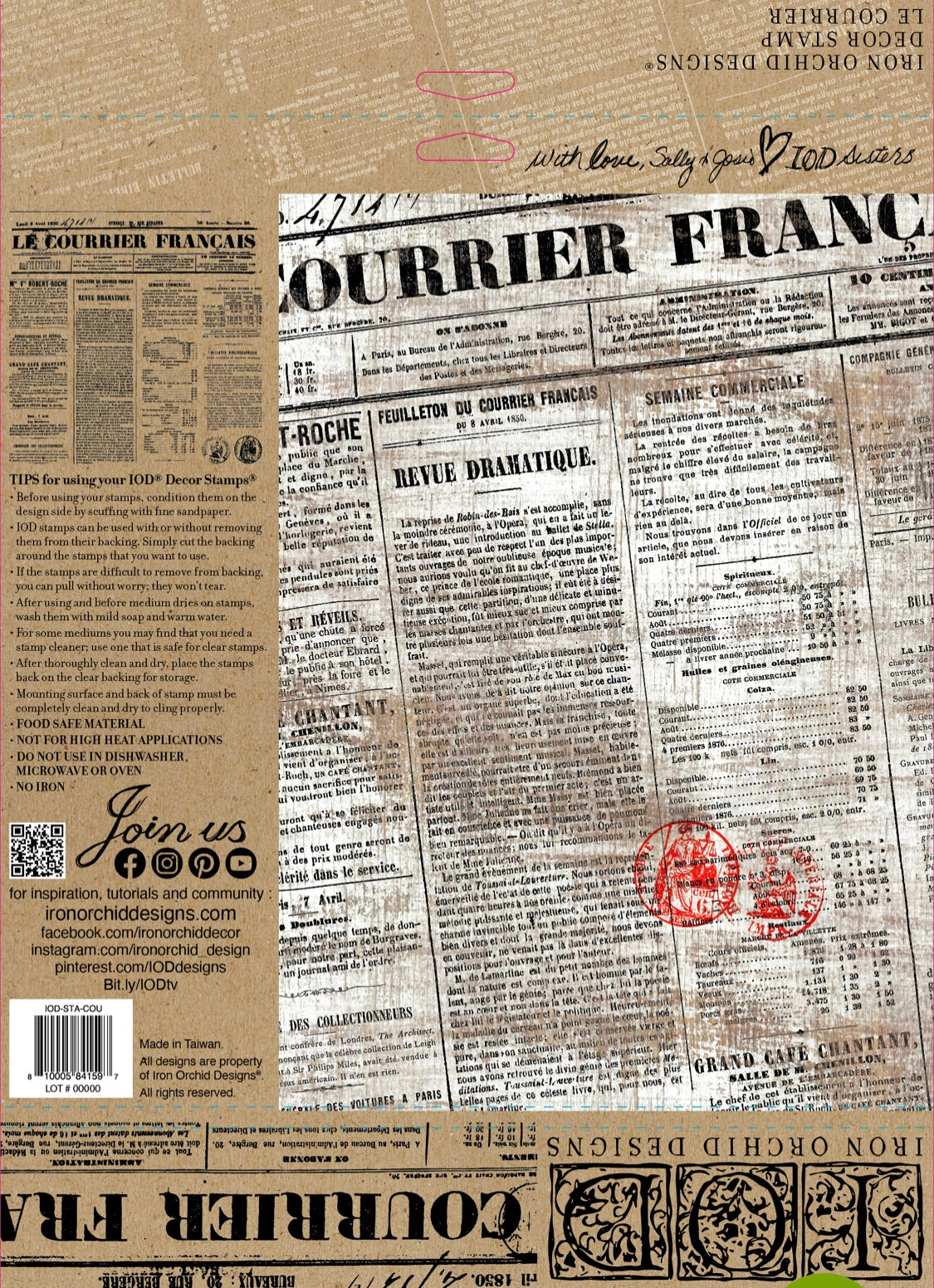 Le Courrier IOD Stamps image 1