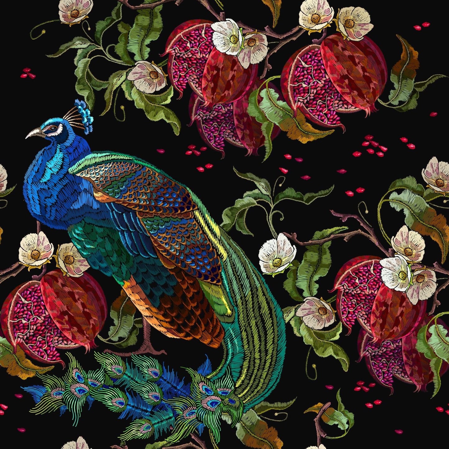 Peacock -Mint by Michelle Decoupage image 0
