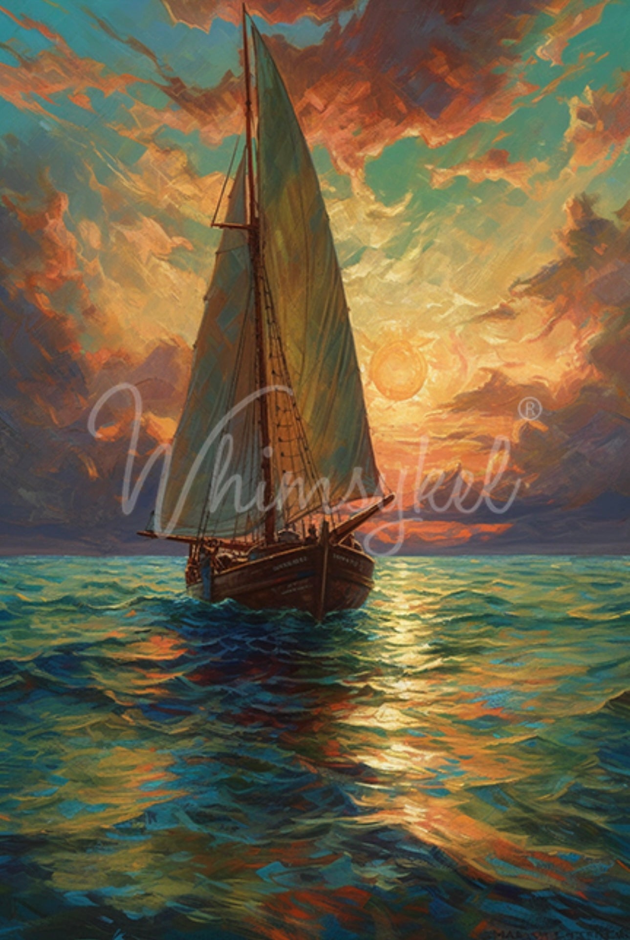 Nautical Serenity - Whimsykel Paper image 0
