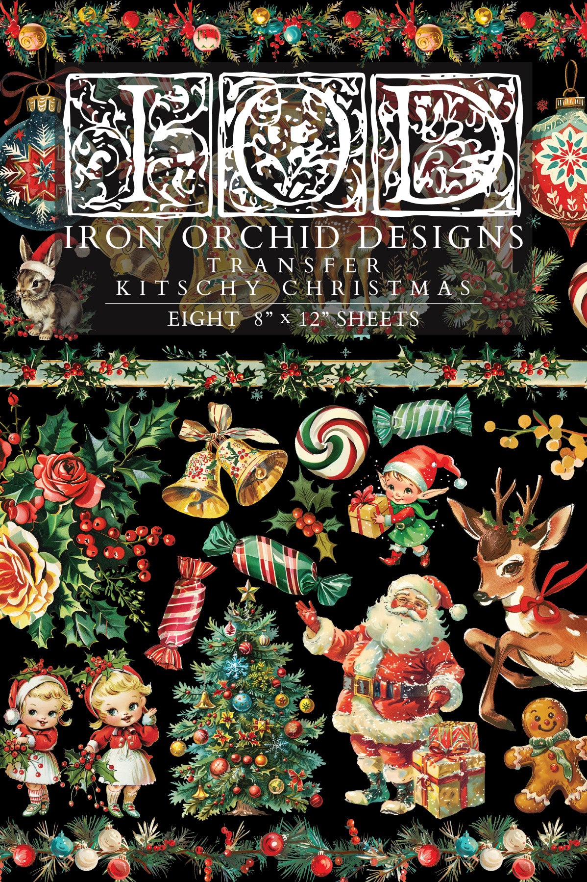 Kitschy Christmas IOD Transfer - IOD 2024 (Limited Edition Holiday)