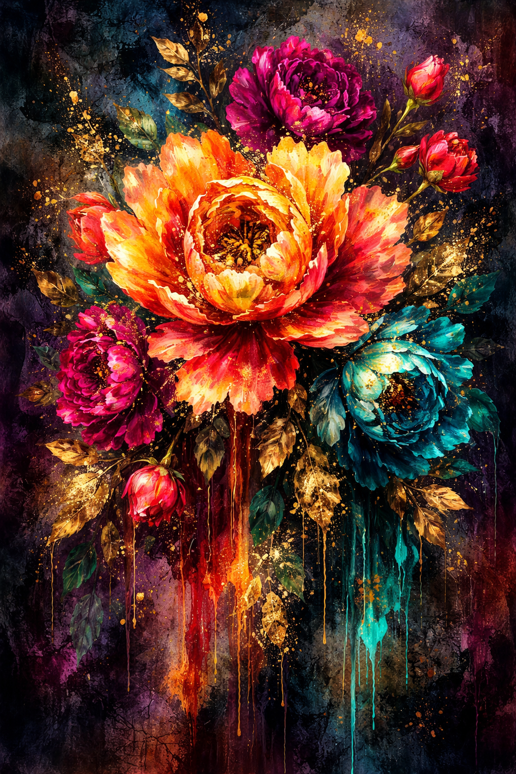 Bloom Like Fire - Elsie Lane Decoupage Paper (Summer 2026 Release)