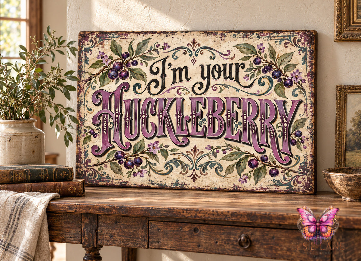 I'm Your Huckleberry Decoupage Paper - Paintniques
