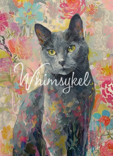 Gray Cat - Whimsykel Paper