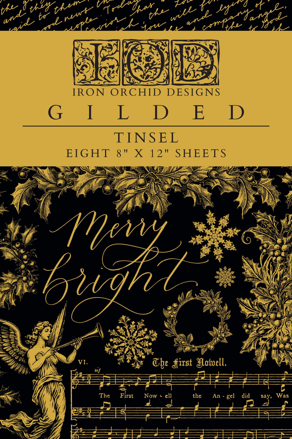 Tinsel IOD Guilded Transfer - (2024 Qtr 3 Holiday Limited Edition)