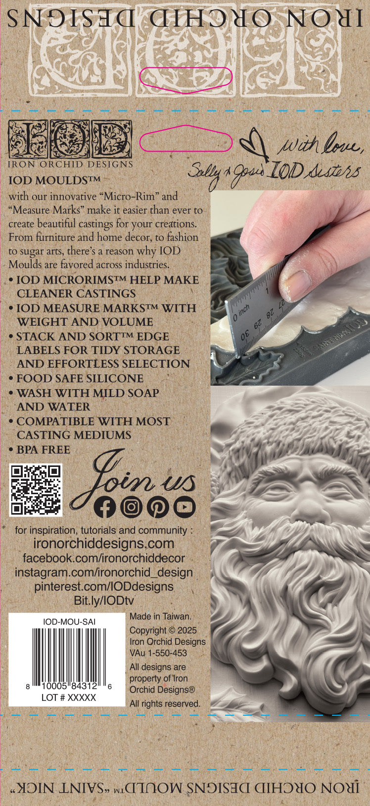 Saint Nick IOD Mould - 2025 Qtr 3 (Holiday Limited Edition)
