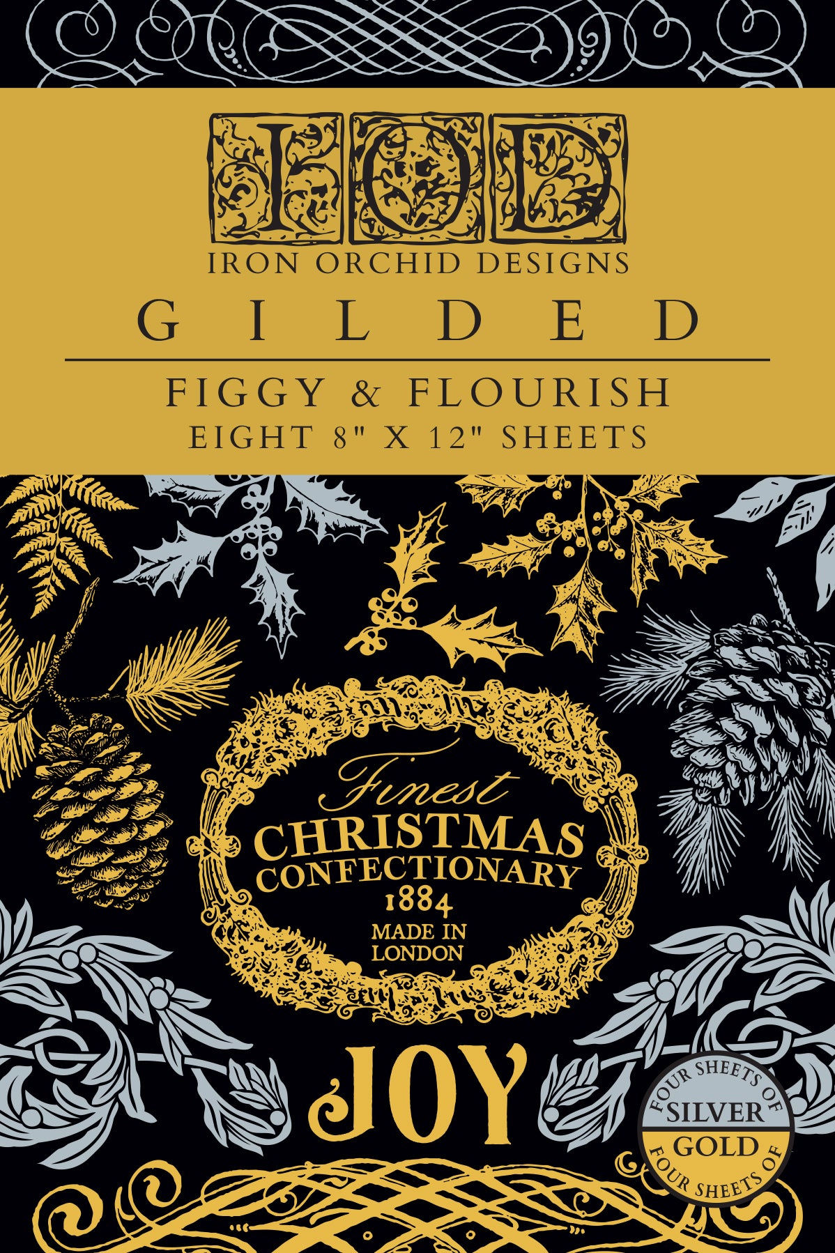 Figgy & Flourish IOD Guilded Transfer - (2025 Qtr 3 Holiday Limited Edition)