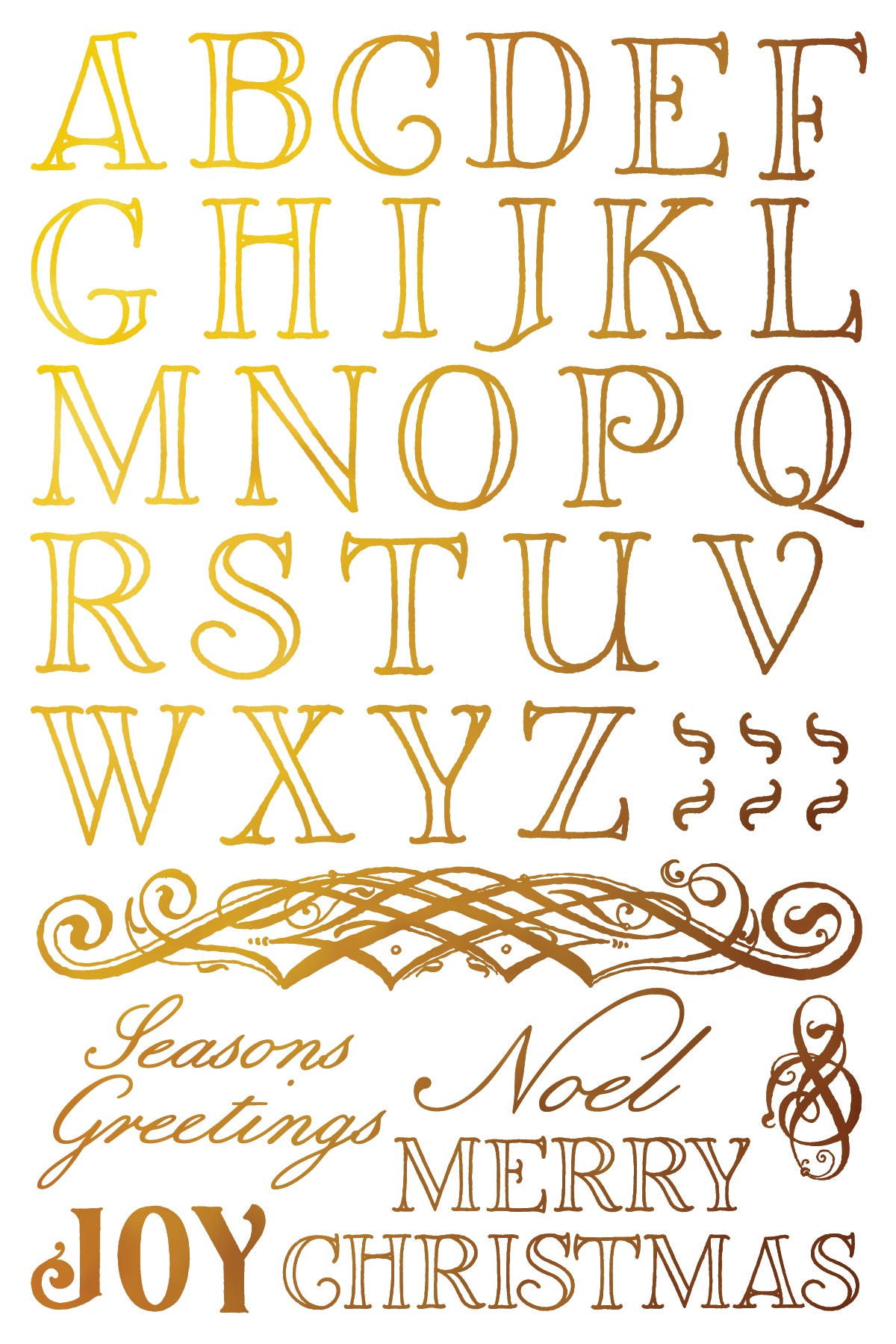 Figgy & Flourish IOD Guilded Transfer - (2025 Qtr 3 Holiday Limited Edition)