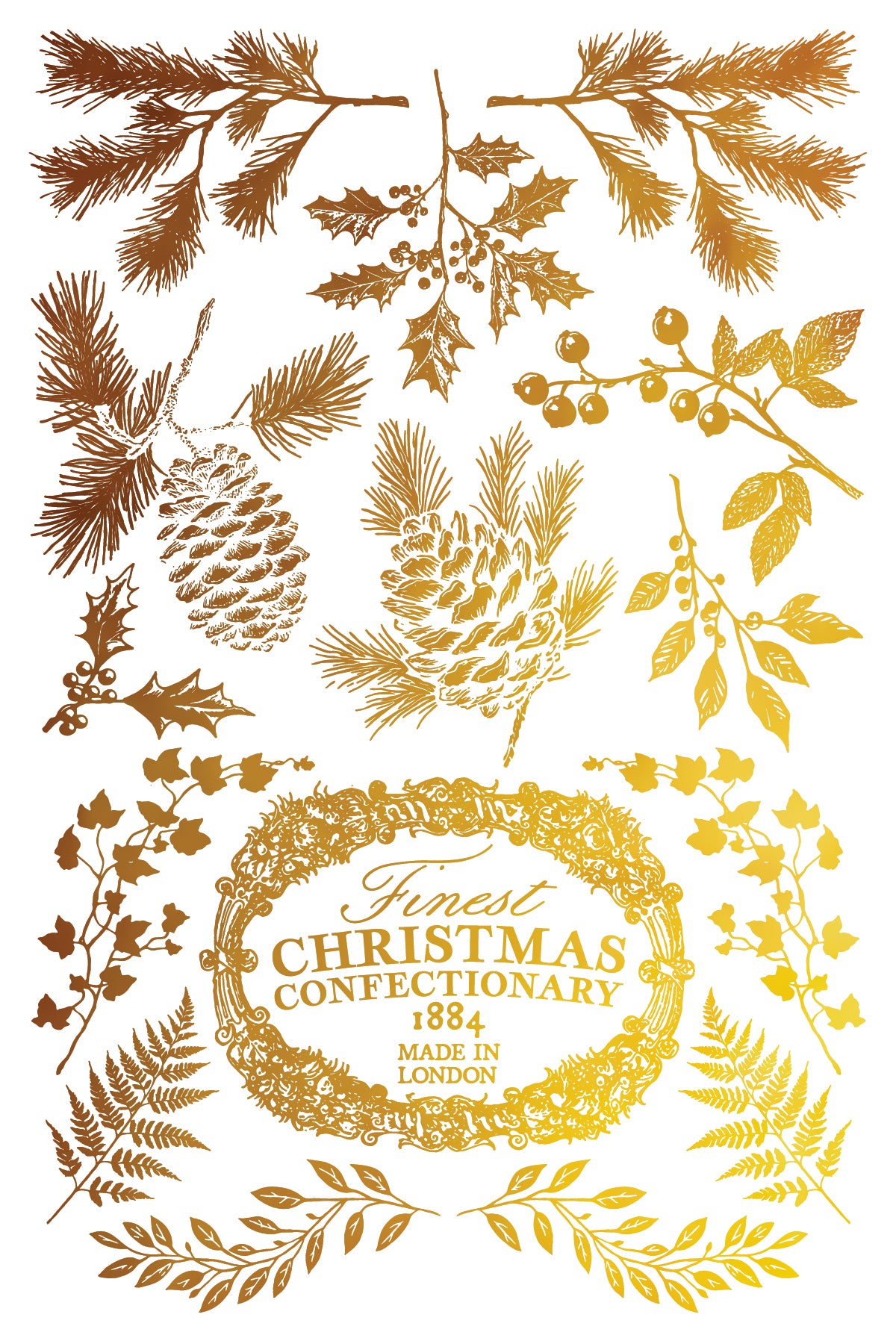 Figgy & Flourish IOD Guilded Transfer - (2025 Qtr 3 Holiday Limited Edition)