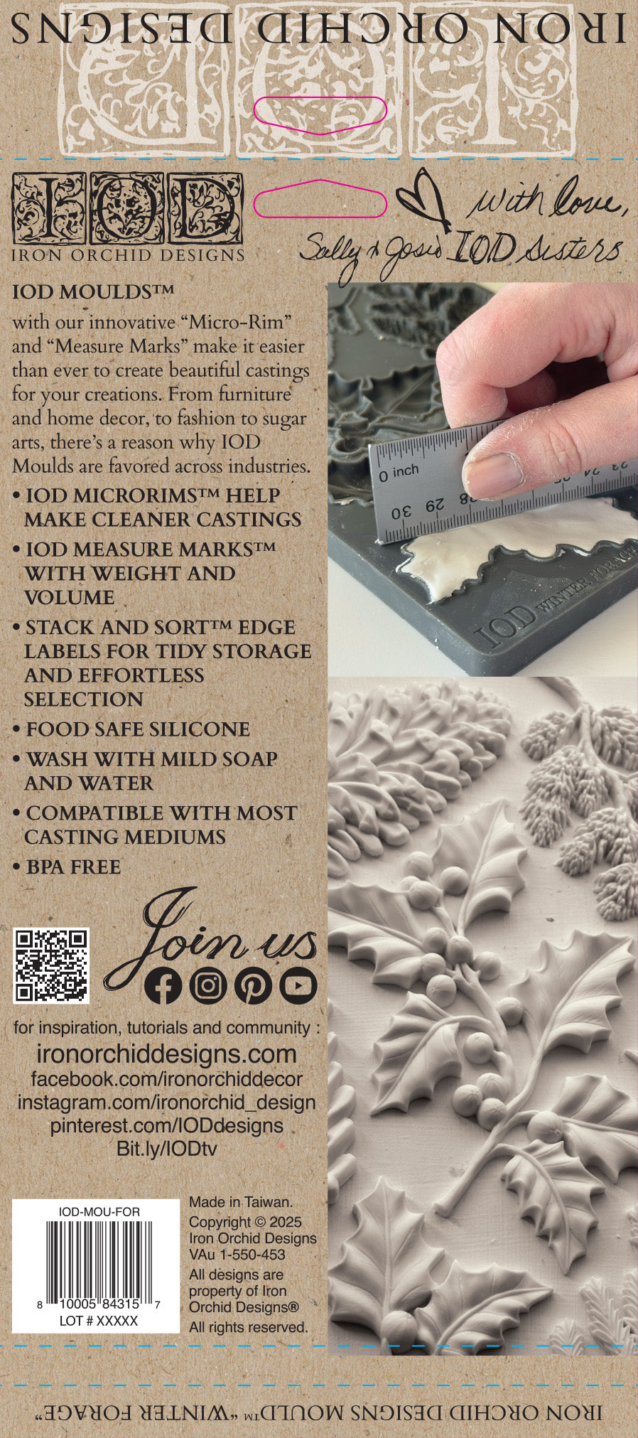 Winter Forage IOD Mould - 2025 Qtr 3 (Holiday Limited Edition)
