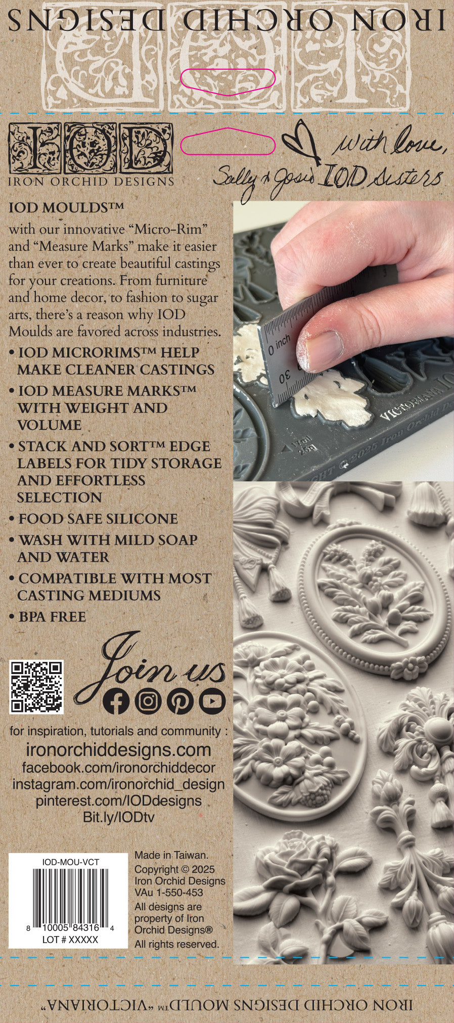 Victoriana IOD Mould - 2025 Qtr 3 (Holiday Limited Edition)