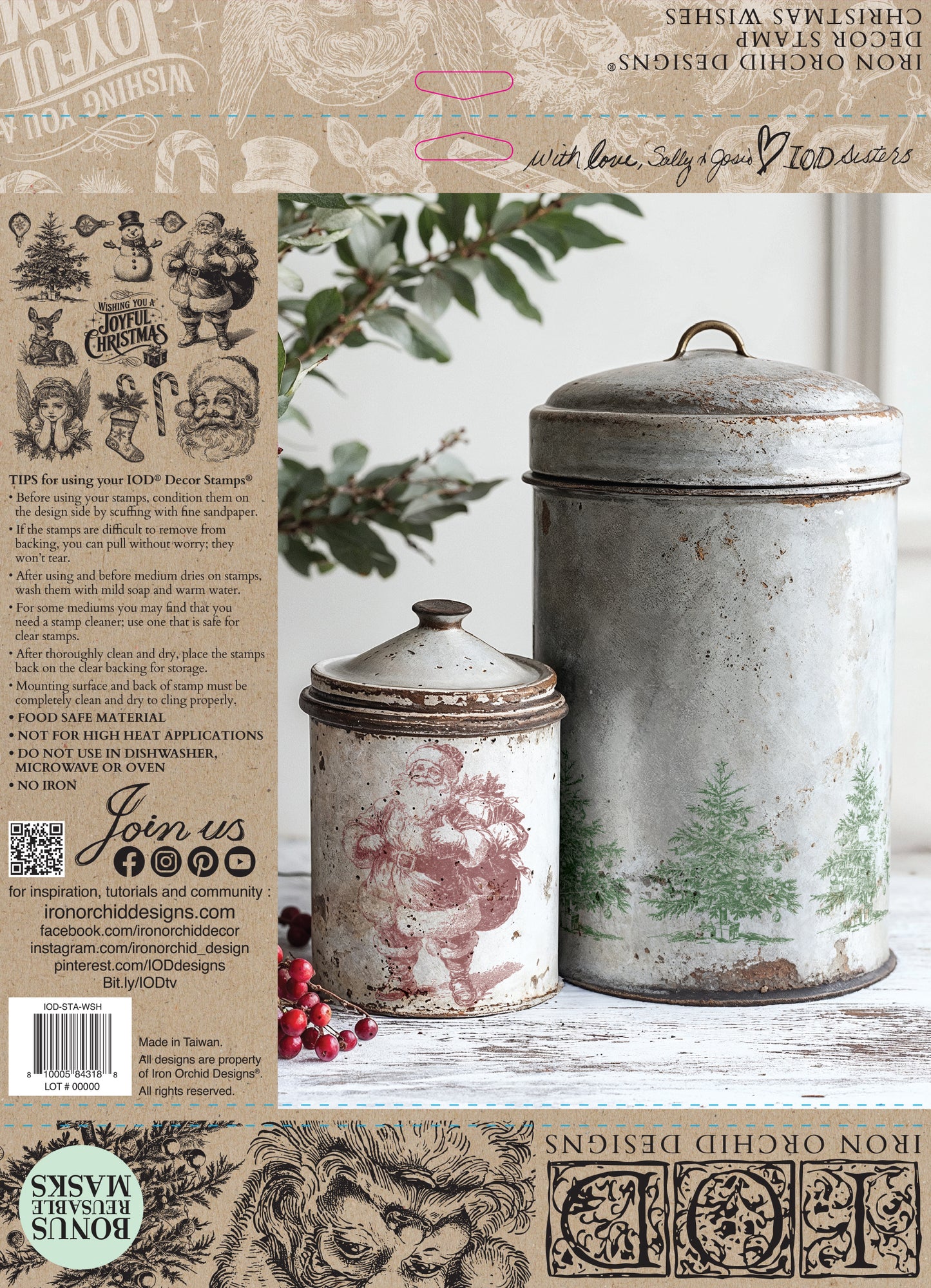Christmas Wishes IOD Stamp - IOD 2025 Qrtr 3 (Limited Edition Holiday)