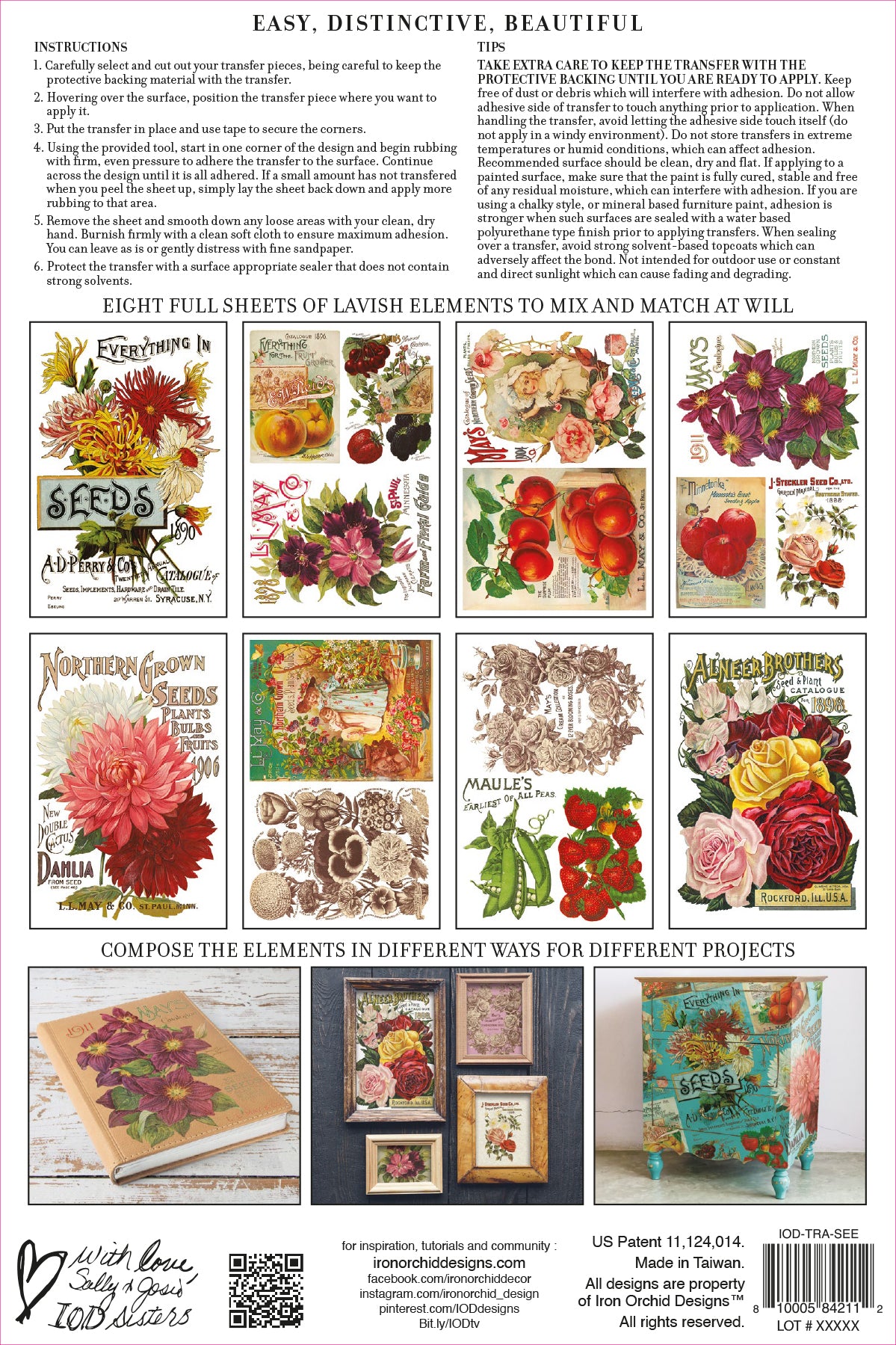 Seed Catalogue - IOD Decor Transfer