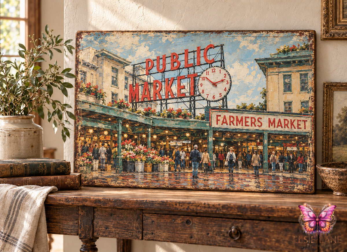 Pike Place Market Decoupage Paper - Paintniques