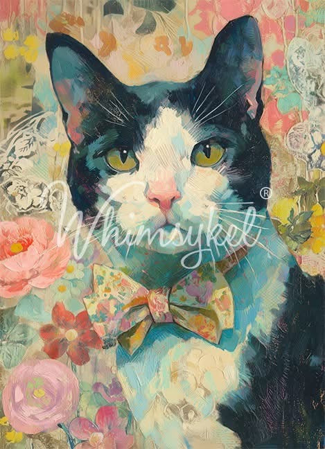 Tuxedo Cat - Whimsykel Paper
