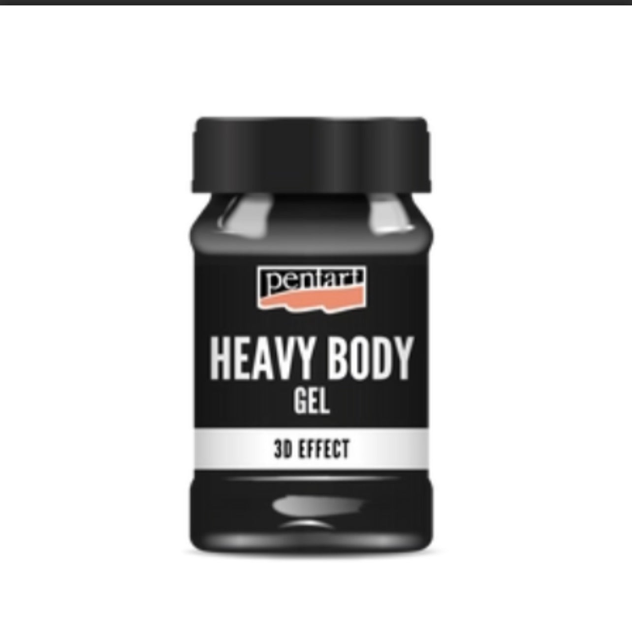 Heavy body gel glossy 100 ml black
