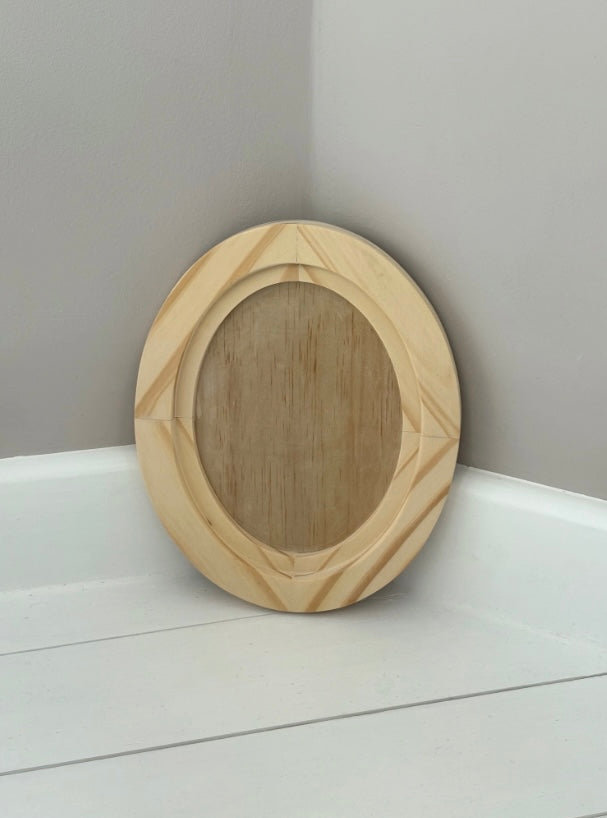 IOD OVAL WOOD GALLERY BLANK 12.7”x15.7”