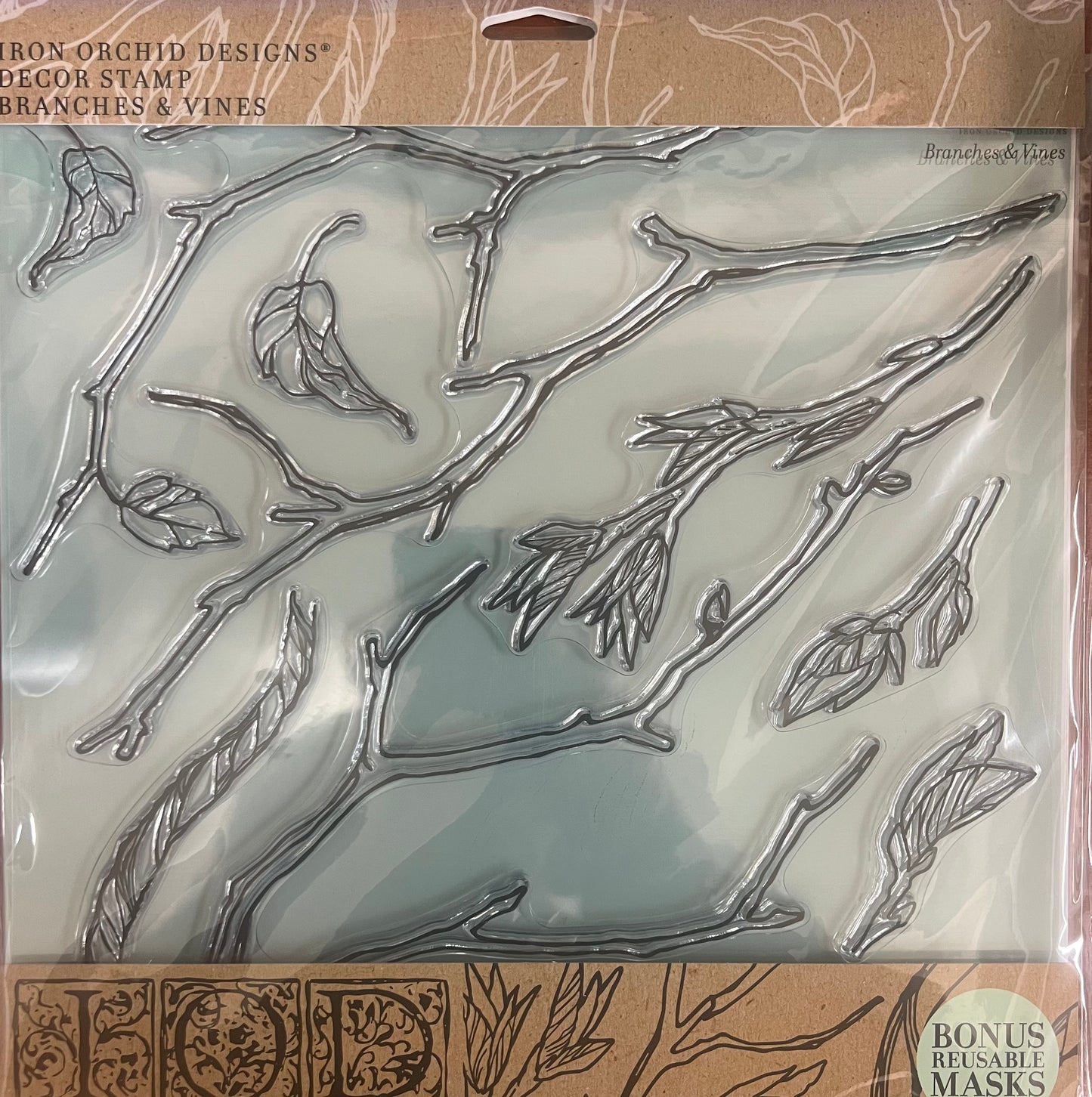 Branches & Vine IOD Stamp