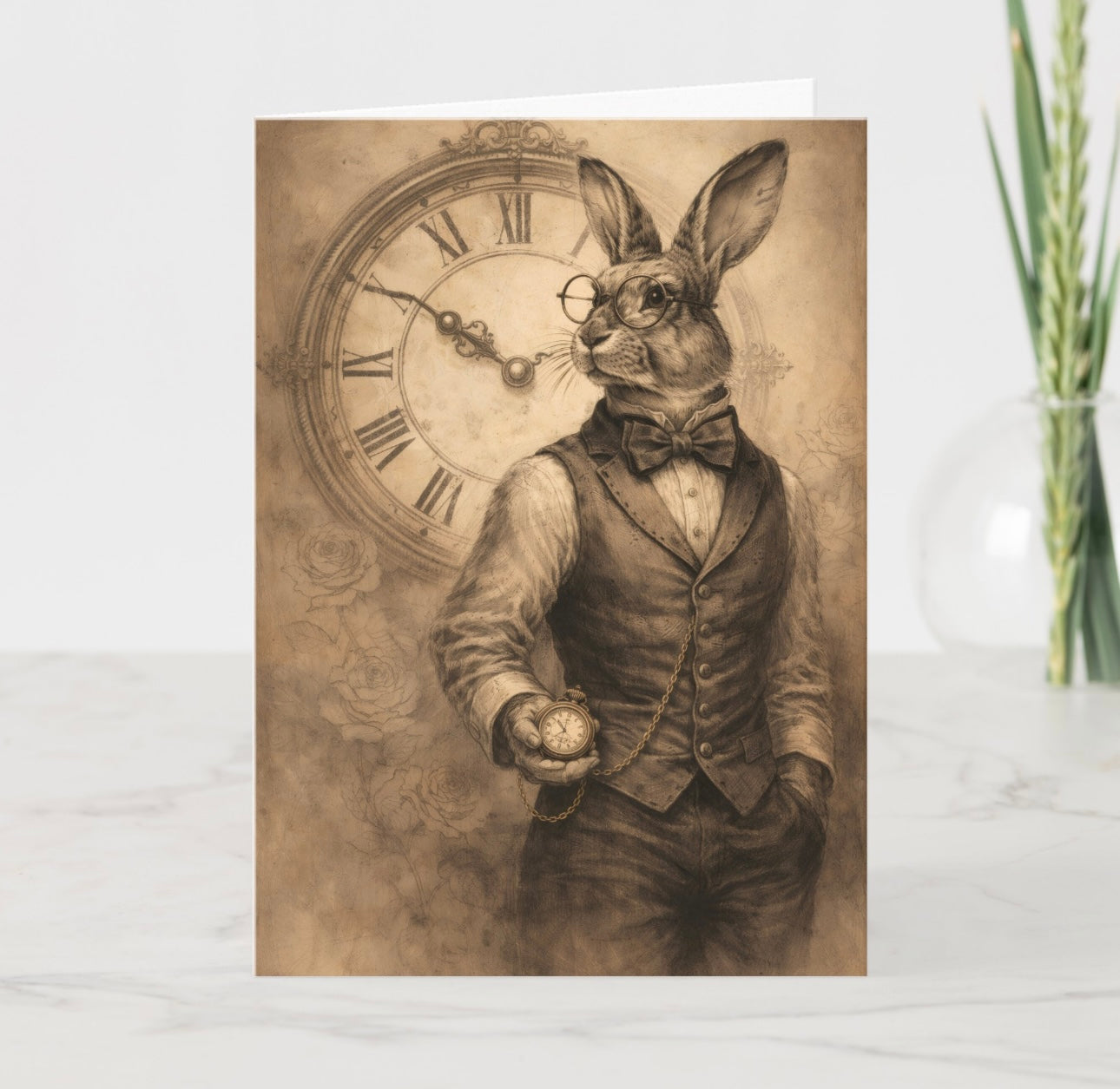 Mr Rabbit, If You Please (5” x 7” Art Card)