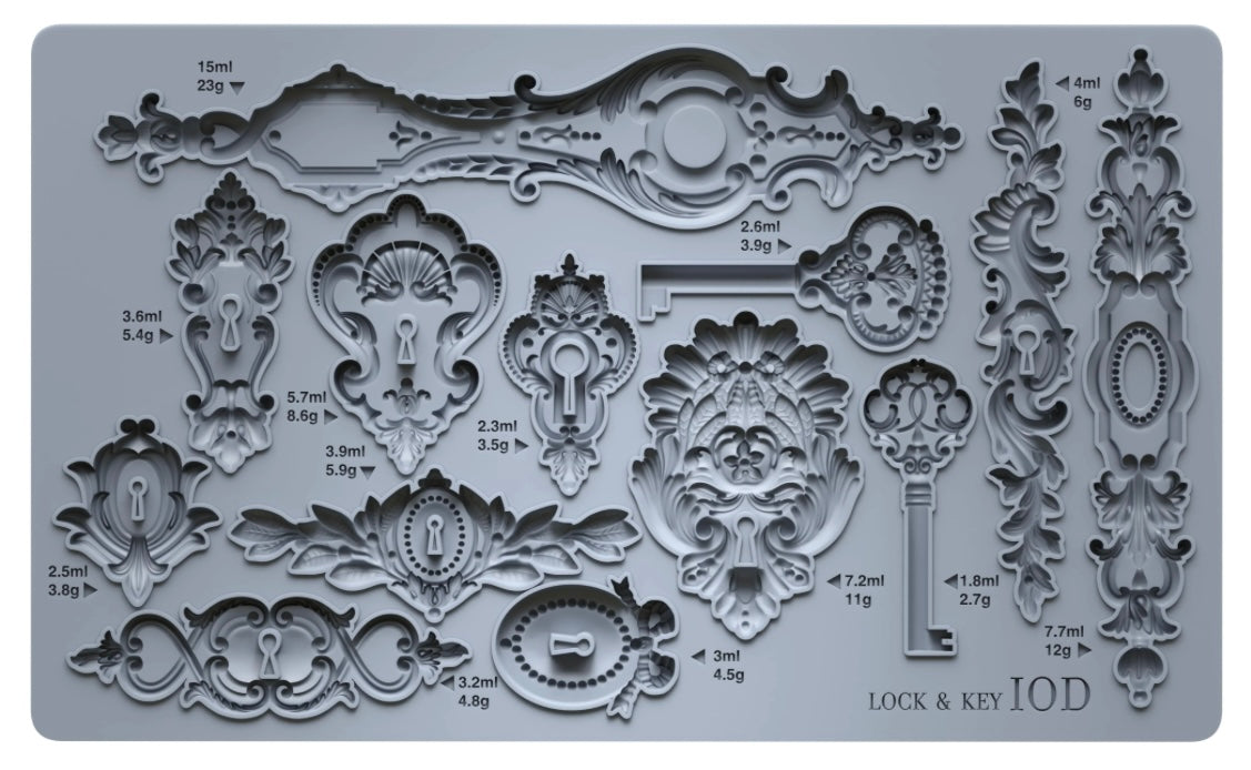Lock and Key IOD Moulds