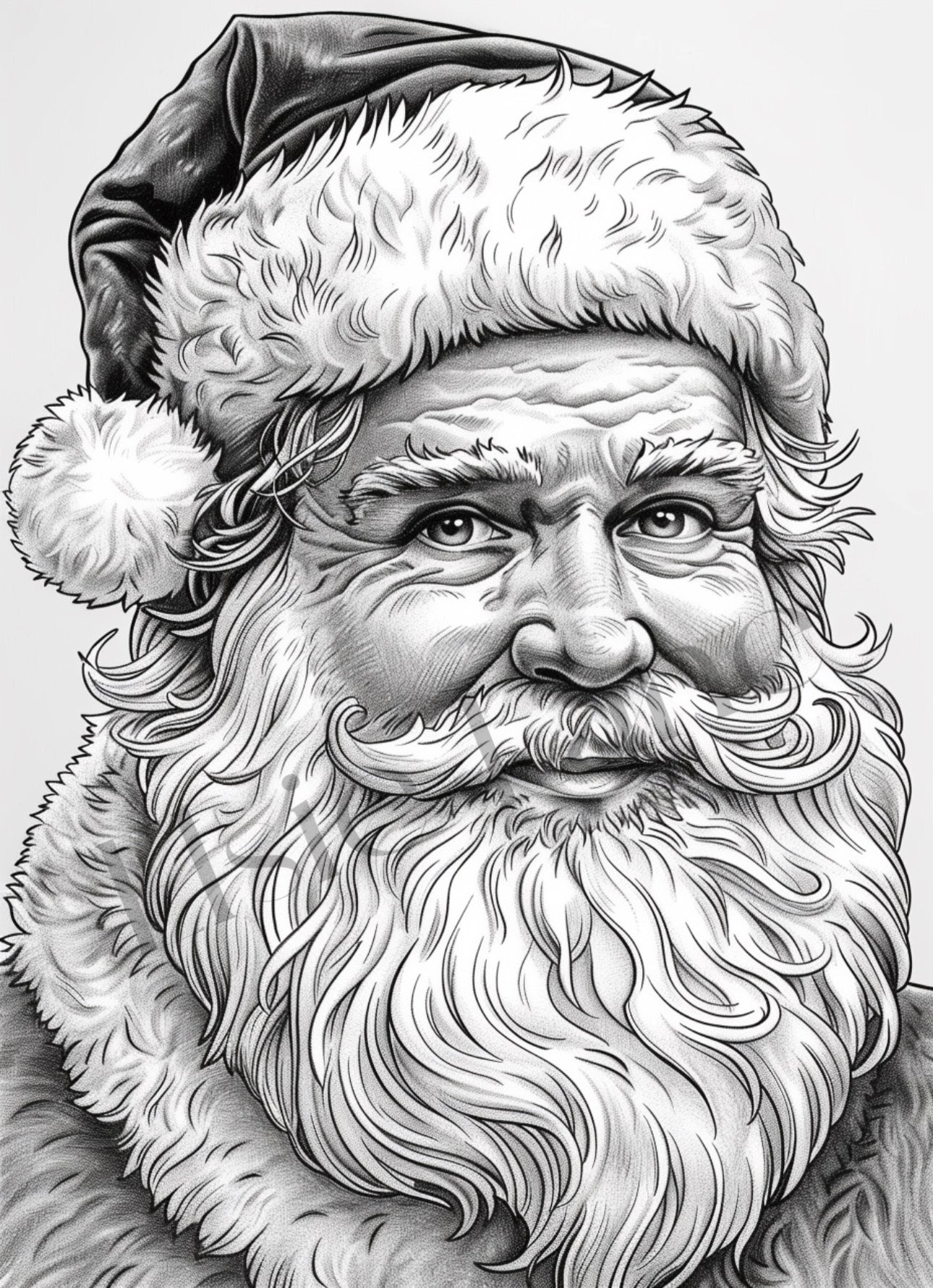 Olde Saint Nick - (Paintable) - Elsie Lane Decoupage Paper