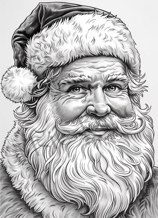 Olde Saint Nick - (Paintable) - Elsie Lane Decoupage Paper