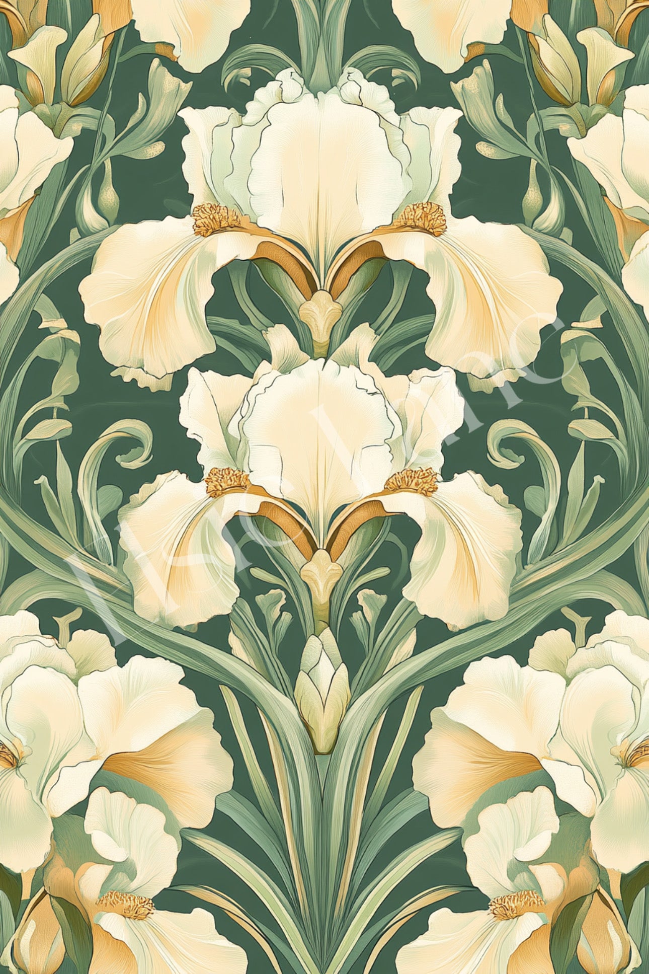 Emerald Iris - Elsie Lane Decoupage Paper