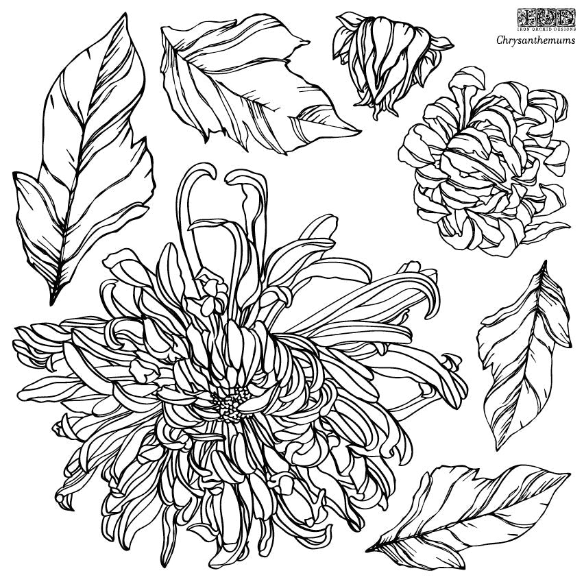 Chrysanthemums Stamps (set of 2)