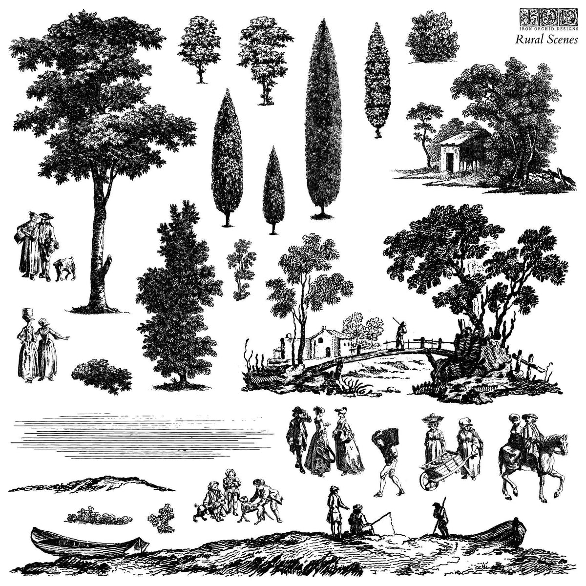 Rural Scenes Stamps (Set of 2)