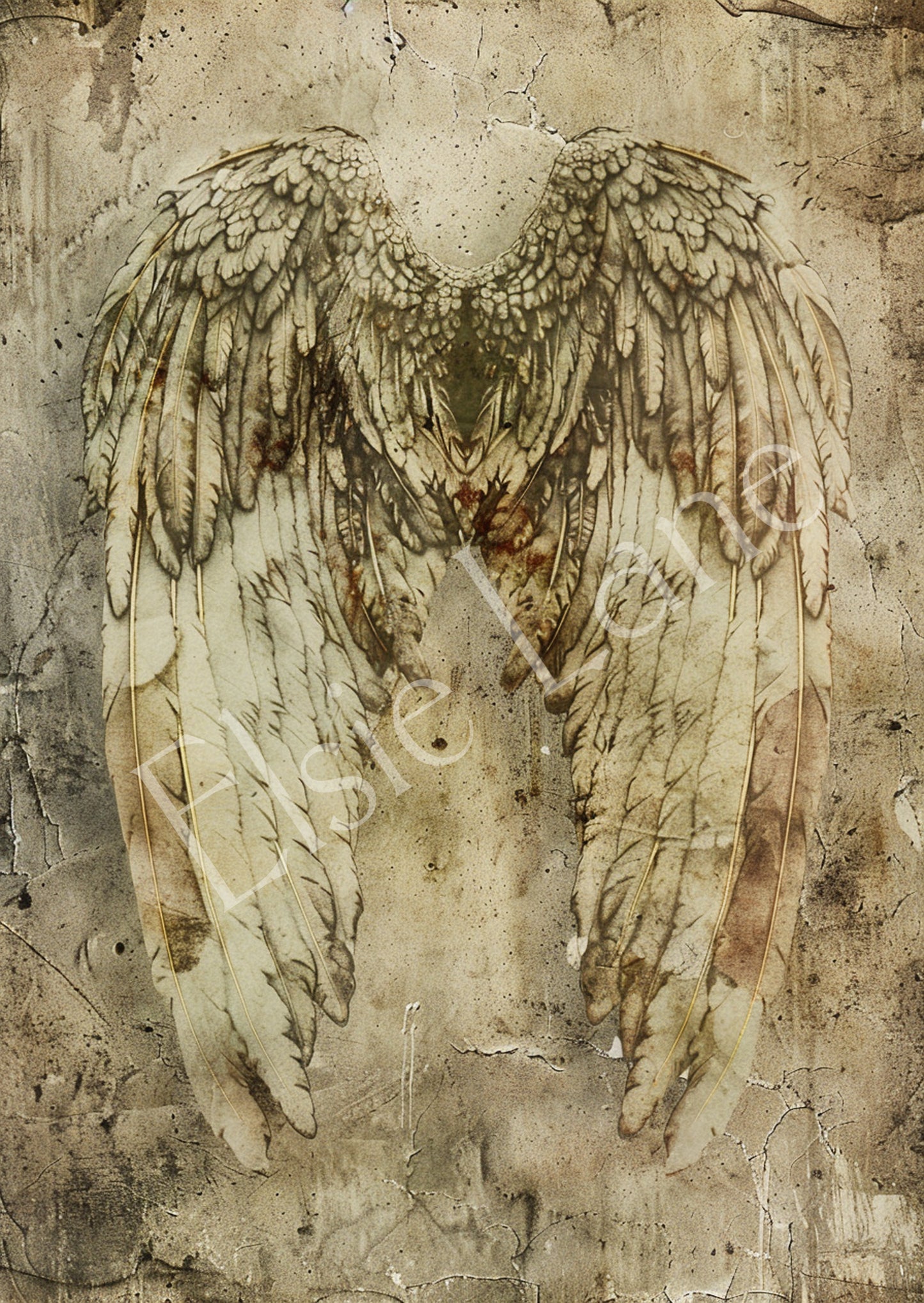 Rustic Wings - Elsie Lane Decoupage Paper