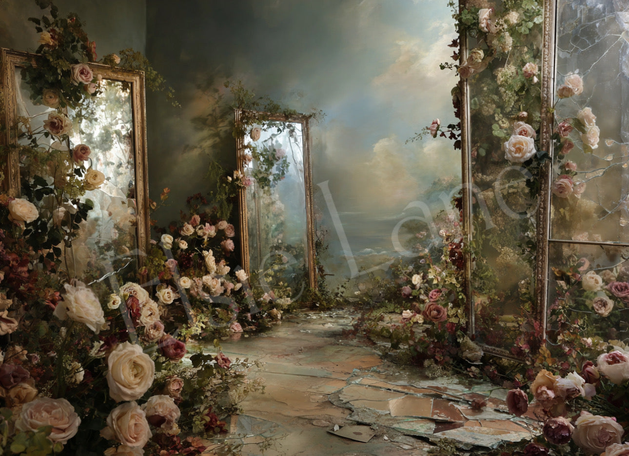 Shattered Garden - Elsie Lane Decoupage Paper