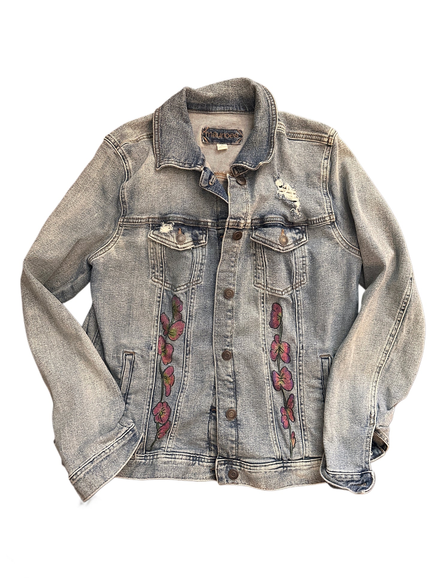 Hand Painted Jean Jacket (m/l)