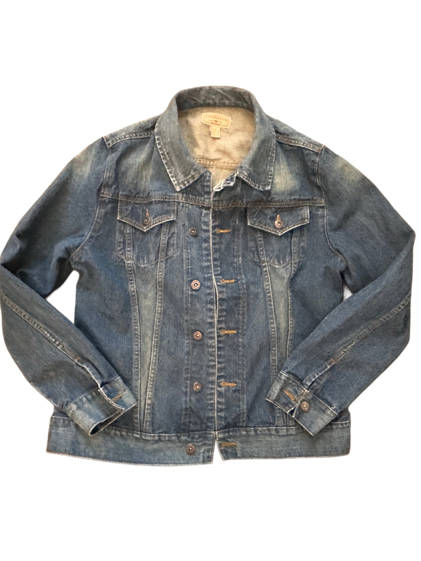 Hand Painted Jean Jacket (L)