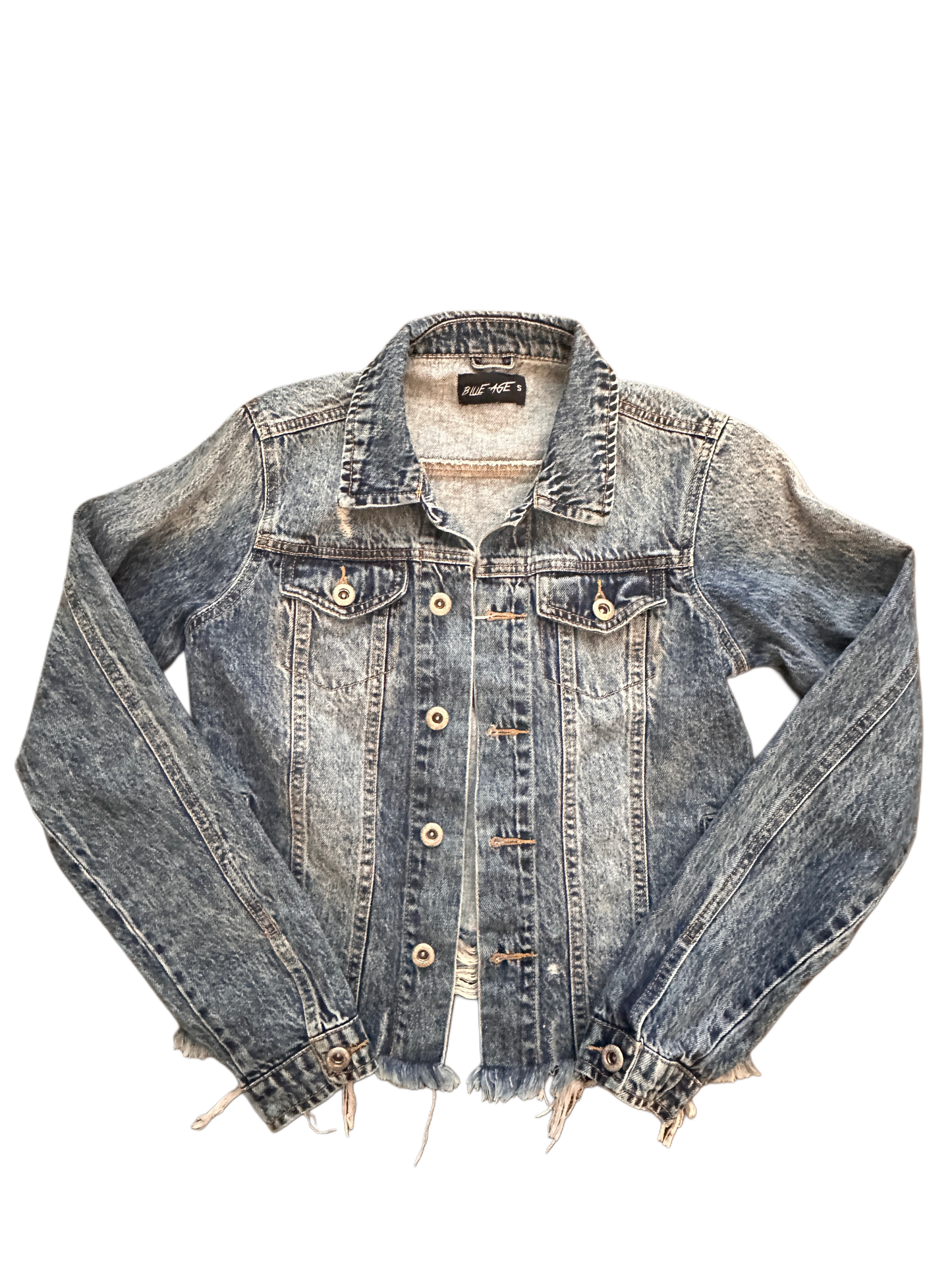 Hand Painted Jean Jacket (S)
