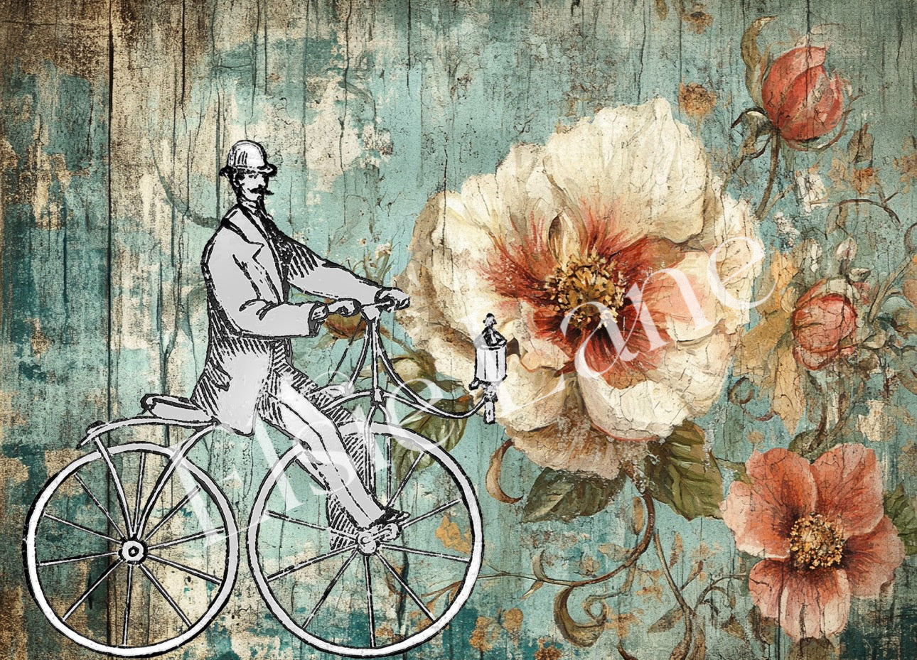 The Gentleman Florist - Elsie Lane Decoupage Paper