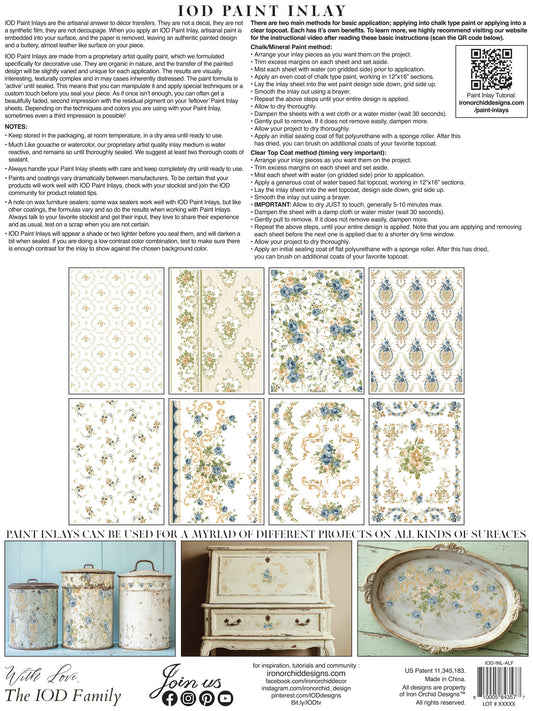 Alfred Peats and Co IOD Paint Inlay (2026 Summer Release)