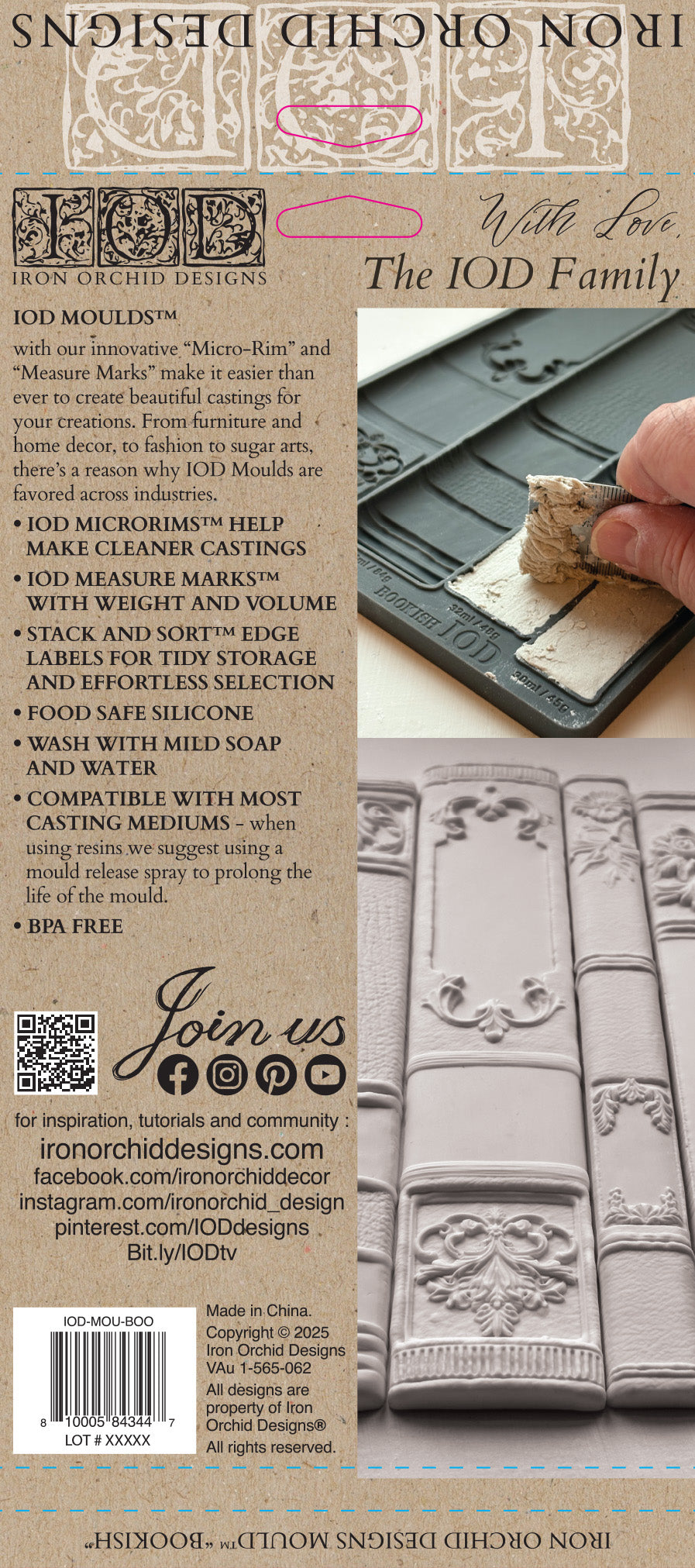 Bookish IOD Moulds - IOD (2026 Summer Release)