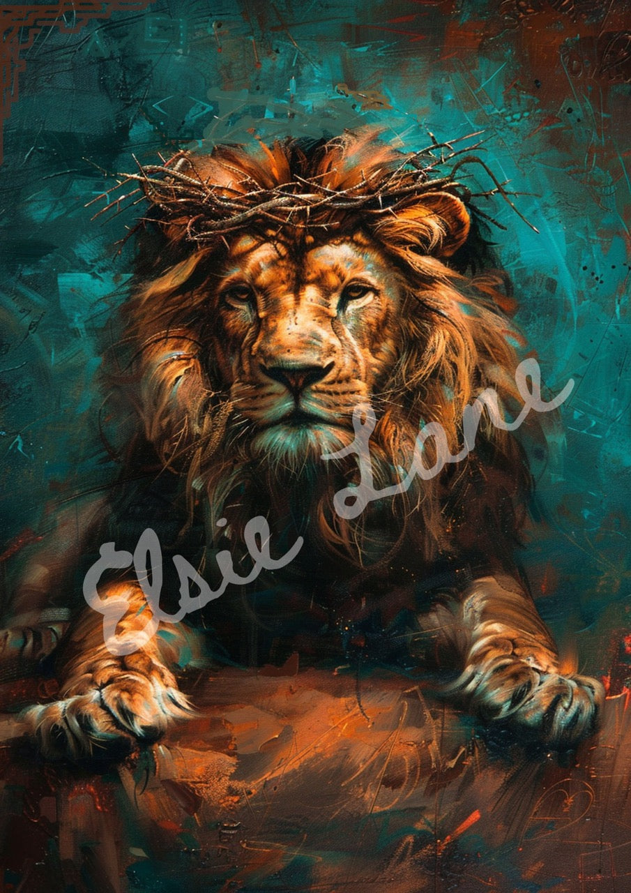 Lion of Judah - (2026 Spring Release) Elsie Lane Decoupage Paper