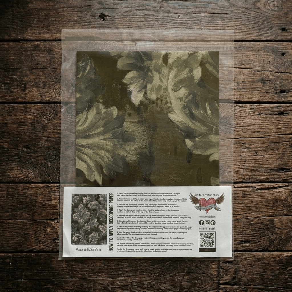 Manor Walls | 18 lb Decoupage Tissue Paper | 21x29 in