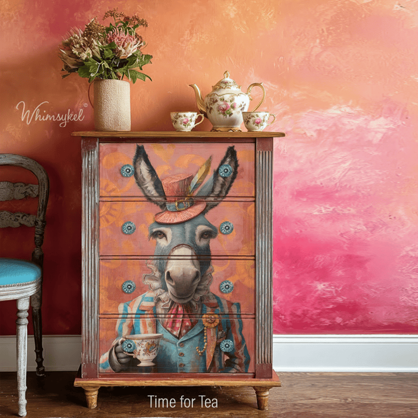 Time for Tea | 18 lb Decoupage Tissue Paper | 21x29 in